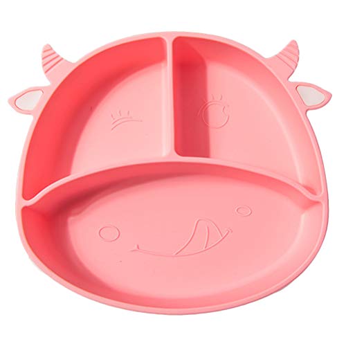 Toyvian Prato De Divisão De Alimentos Complementares Primeira Fase Fontes De Silicone Pratos Dividid