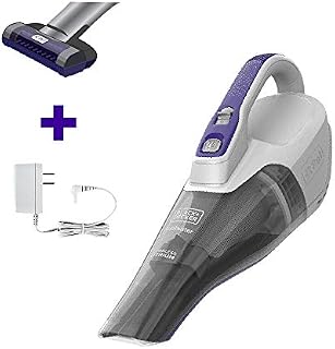 BLACK+DECKER Pet dusbuster Handheld Vacuum, Cordless, White (HLVB315JP07)