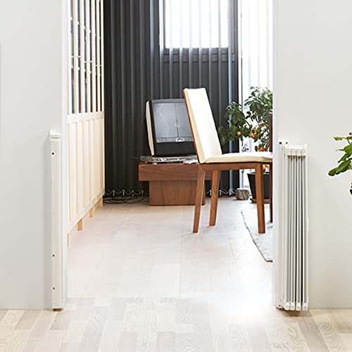 Barrière de sécurité auto blanc 55-89cm pour escaliers et corridors