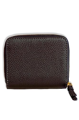 Tory Burch Womens 146463 Pebble Leather Thea Bi-Fold Zip Around Wallet, (Black)3