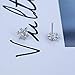 Women Sterling Silver Earrings Snowflake earrings Cubic-zirconia Earrings Hypoallergenic Chrismas earrings Sexy Snowflake stud earrings