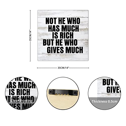 Panneau mural en bois avec citation objet déco maison et cuisine - 3