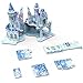 BYTEWAR Princess Ice Elas Castle 3D Jigsaw Puzzle Building Girls Toys (62 Pieces),Frozen Small Doll House,Birthday Gift Idea with Girls,is A Great Gift for 4-11 Years Old or for Kids