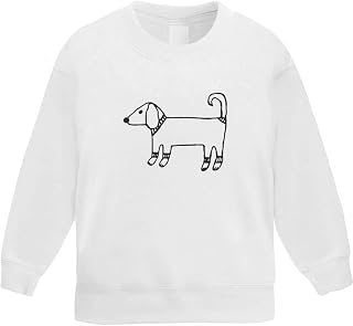 Azeeda 'Dog Wearing A Jumper' Kid's Sweatshirt/Jumper (5-6 Years) (KW00016598)