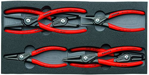 KNIPEX Präzisions-Sicherungsringzangen-Set in Schaumstoffeinlage 6-teilig, 00 20 01 V02