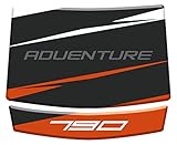 ktm adventure tours sardinien Aufkleber mit 3D-Polyurethan-Beschichtung zum effektiven Schutz und zur Verzierung des Motorradbehälters.
