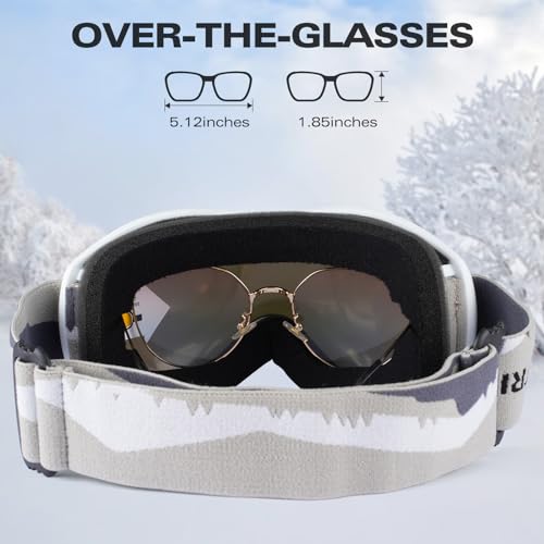 Supertrip Ski Goggles Men Women Anti-Fog Snow Goggles UV Protection Snowboard Goggles for Adult Youth by Supertrip - Image 4