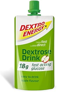 Dextro Energy Dextrose Drink, Apple, Liquid Glucose, Alternative to Glucose Tablets, Pack of 24