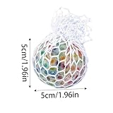 Squeeze Stress Ball, Rainbow Sensory Squeeze Ball, Sensory Stress Balls, Mesh Stress Relief Balls, Rainbow Mesh Squishy Ball, Relief Dna Stress Balls, Fidget Toy For Kids And Adults - Image 7