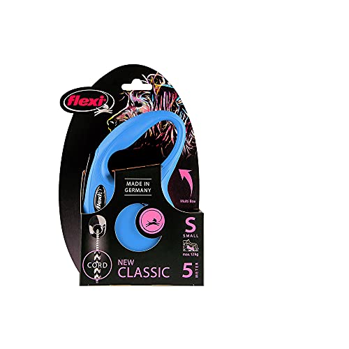 Flexi New Classic Retractable Lead Cord, Small, Blue, Multi #TOP3