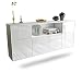 Produktbild Dekati Sideboard West Valley City hängend (180x77x35cm) Korpus Weiss matt | Front Hochglanz Weiß | Push-to-Open