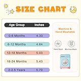 JOINFREE Baby Walking Wide Shoes Infant Boys Girls Breathable Barefoot Shoes Crib Tennis Shoes Lightweight Non-Slip Sneakers First Walkers Black 12-18Months - Image 7