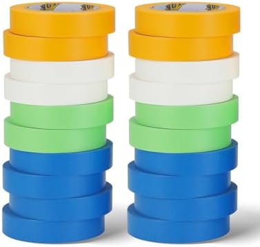 20롤 블루 페인터 테이프 2.5cm(1인치) 너비 벌크 페인트 마스킹 테이프 45.2m(55야드) — 사진 7