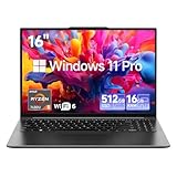 CHUWI CoreBook Plus Gaming Laptop 16'', AMD Ryzen 7430U (Beat i7-1355U), 16GB RAM 512GB SSD, Windows 11 Pro Laptop with Office, IPS 2K Display, Backlit Keyboard, 74.1Wh, WiFi 6, BT 5.2, 4K HDMI