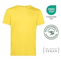 PinkTex Herren T-Shirt Basic Rundhals Größe S - 5XL, Gelb, S – Ansicht 4