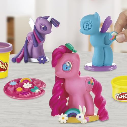 Play-Doh Make & Style Ponies Set, My Little Pony Toys and Figures, Kids Arts and Crafts Playset (Amazon Exclusive) by My Little Pony - Image 4