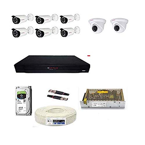 CP PLUS FULL HD 2.4MP CAMERAS COMBO KIT 8CH HD DVR+ 6 BULLET CAMERAS + 2 DOME CAMERAS+1TB HARD DISC+ WIRE ROLL +SUPPLY & ALL REQUIRED CONNECTORS-picture-10