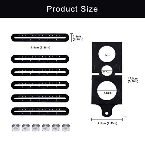 Six Sided Angle Measuring Tool,Multi Angle Measuring Ruler,Multi Angle Aluminum Alloy Measuring Ruler,For Multifunctional Measuring Ruler,Layout Tool For Handymen, Builders, Craftsmen #TOP5