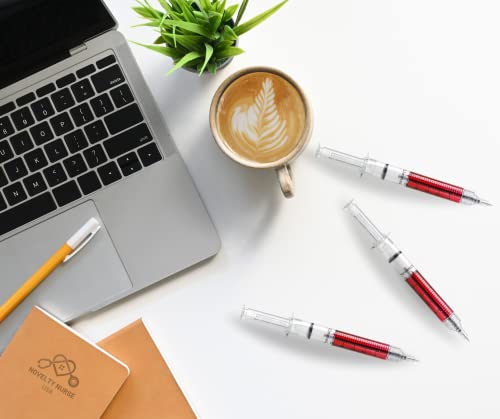 5 Double Value Novelty Blood Syringe Pens With Extra Refills. Double Value, Double Life. Med Student, Nurse, Vet, Doctor, School Supplies. #TOP26
