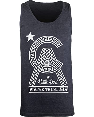 ShirtBANC Mens CA Maze Triangle Eye Shirt in Hustle Hard We Trust Design Tee