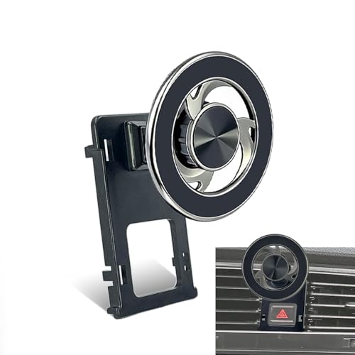 SEYUGOPTI Handyhalterung Auto Magnet Kompatibel mit VW Golf MK7 2014-2020 360Drehbarer Kompatibel mit Magsafe Autohalterung für iPhone 17 16 15 14 13 und GPS Auto-Lüftung Geeignet