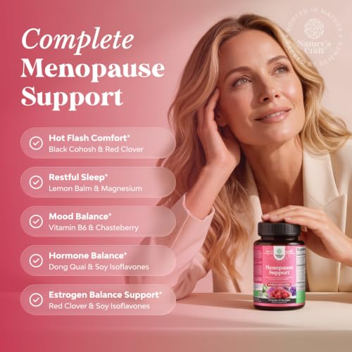 Natures Craft Menopause Supplements with Black Cohosh