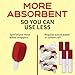 10 Pack Nosebleed Stopper Plugs - Individually Packed-Portable-Super Absorbent Nose Stopper- Helps Stop Nosebleeds Quickly and Painlessly-Stops Bleed for Adults and Kids (10 Pack)