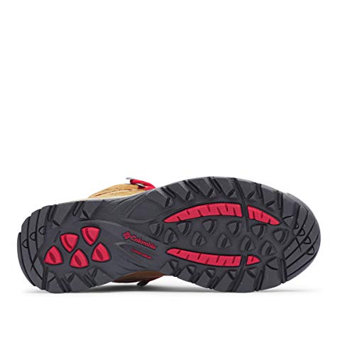 Columbia Newton Ridge Plus WP Amped wasserdichte Wanderstiefel für Damen, Braun (Elk x Mountain Red), 39 EU