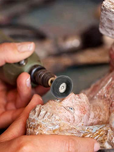 Txkrhwa 58Pcs Polishing Buffing Wheel Set Anti-Scratch Abrasive Buffing Wheel Set with 1/8 Inch Shank Wear Resistant Brush Polishing Kit Rotary Tool Accessories for Wood Plastic Jewelry Metal