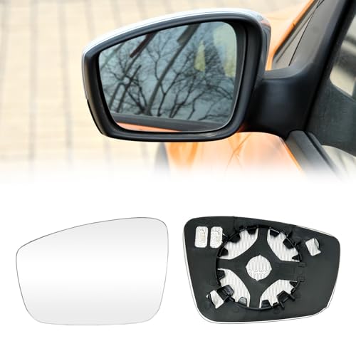 Altsbaos 1PCS Compatible avec VW UP 121/122/BL1/BL2 Vitre Retroviseur Chauffant 2011-2016, Verre Miroir Compatible avec Seat Mii/Toledo IV Verre Rétroviseur...