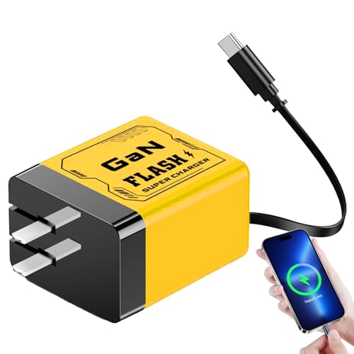 Cargador USB C de 35W retráctil para evitar roturas de cables en bolsos