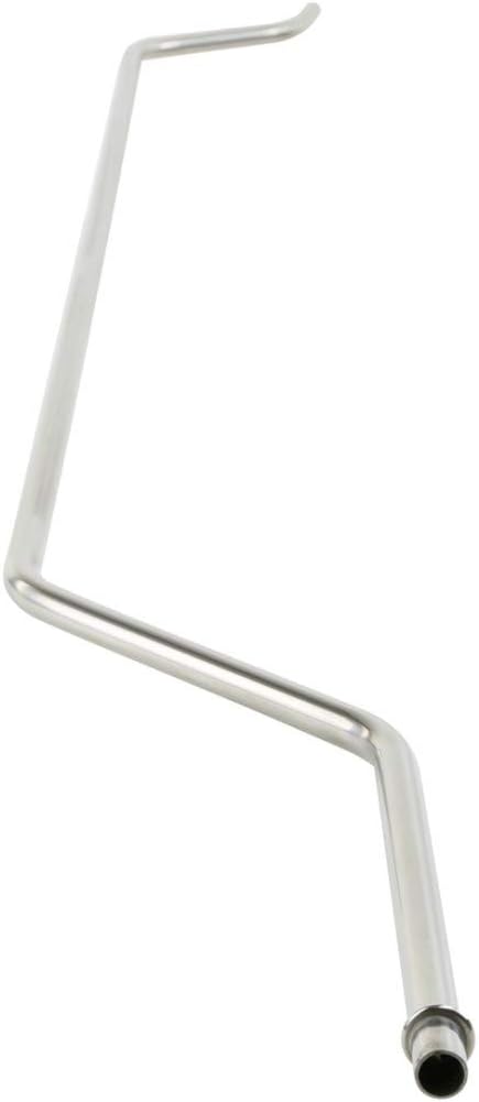 Renovators Supply Manufacturing High Tank Toilet Fill Pipe 22 In. To 53.5 In. Adjustable Height L Pipes With Chrome FInish Stainless Steel Toilet Fill Pipe
