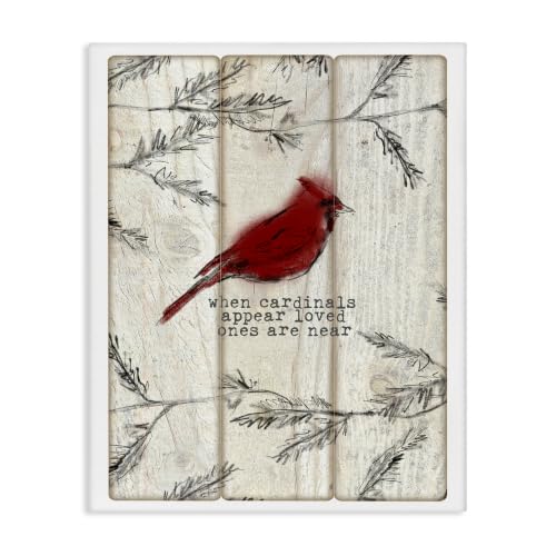 Cardinals Appear Loved Ones, 24 x 30 Inch Canvas Wall Art
