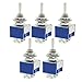 Uxcell a13060600ux0390 ON/OFF/ON 6-Terminals Double Pole Center off Toggle Switch DPDT DPCO, 5 Piece