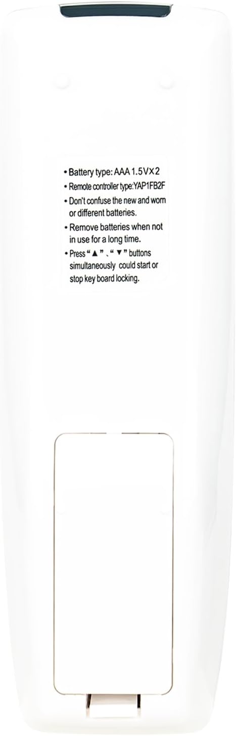 YAP1FB2F Replace AC Remote Control Sub YAP1F7F Compatible with Gree Air Conditioner CAS18HP230V1BC 3VIR18HP230V1BO CAS24HP230V1BC 3VIR24HP230V1BO 4LIV09HP115V1AH 3VIR09HP230V1AO CB385002900