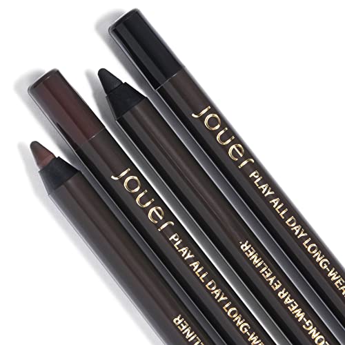 Jouer Play All Day Long-Wear Eyeliner - Waterproof Eyeliner - Fast-Drying - Doesn’t Crease, Fade Or Budge - Vegan - Paraben, Gluten, & Cruelty Free #TOP3