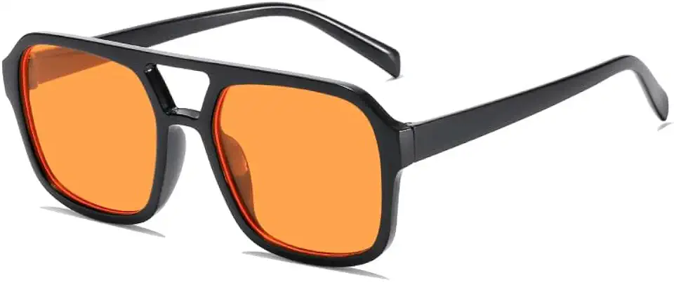 Óculos de Sol Retrô Quadrado Vintage Unissex Estilo Influencer Proteção UV400 Lentes Espelhadas Leves Confortáveis para Homens e Mulheres