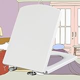 Klodeckel mit Absenkautomatik Wc Sitz Quick-Release Eckig Universal Toilettensitz Abnehmbar Klobrille Wc Deckel Top-Installation Einfache Montage,white-34.5 * 43cm