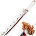 Commonn Katana Giapponese,Sword Warrior,Spade Anime,Sword Warrior Spada,Katana in Legno Anime Giapponese,Uso per Giochi di Ruolo e Raccolta,Purgatorio Kyojuro,104 cm