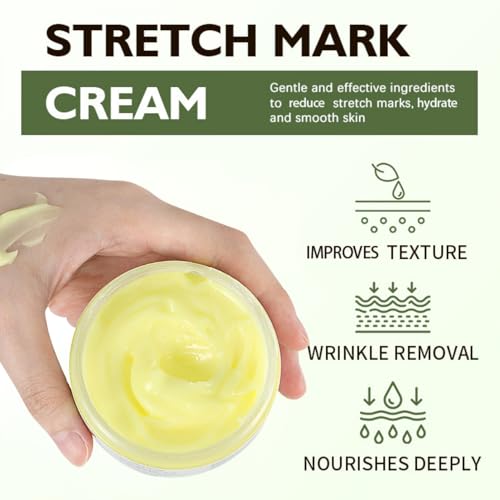 Tummy Tuck Stretch Mark Cream - Stretch Mark Cream for Pregnancy - Scar Cream - Tightening Body Butter for Women - Belly Butter for Pregnancy - Stretch Marks Removal Cream - Postpartum Gifts for Mom