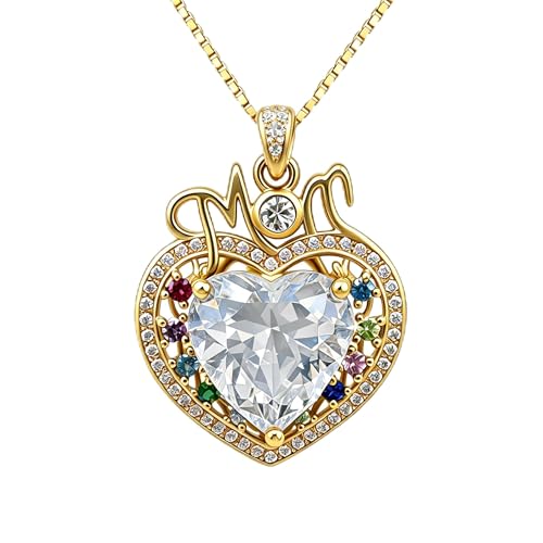 CupidGift MOM�l�b�N���X �����p 18K�S�[���h���b�L �n�[�g�a���� �y���_���g�l�b�N���X ��̓��W���G���[�M�t�g ���ꂳ��₨�΂������ւ̏�i�ȃp�[�\�i���C�Y �N���X�`�����l�b�N���X, Suitable for most people, �x