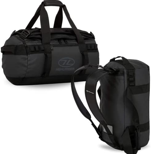 990g Unbreakable Waterproof Cargo Barrel Multi-Functional Kit Bag 30L with Shoulder Straps. Heavy-Duty Gym Sports & Duffel Bag by HiGHLANDER