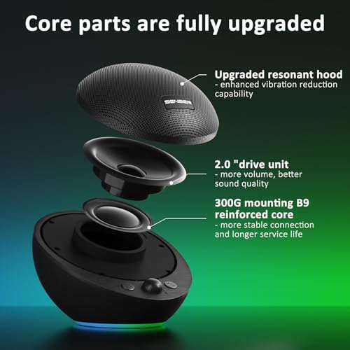 image for SENZER CS10 Computer Speaker USB Wired Bluetooth PC Speakers, Portable