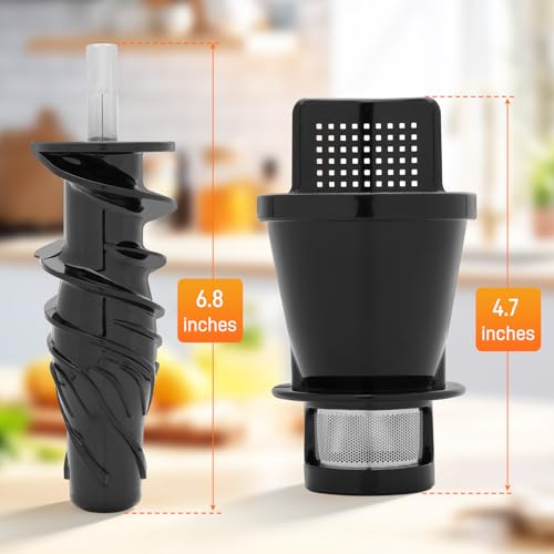 8006 with omega Juicer Parts Compatible with omega 8006 Juicer Parts for 8003, 8004, 8005, 8006, 8007, Slow Masticating Juicer Contains 1x Juicer Screen & 1x Auger by Casmer - Image 4