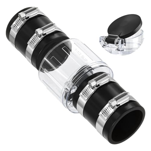 Tagtight Clapet anti-retour 1-1/2", clapet anti-retour silencieux de pompe de puisard avec clapet à ressort, clapets anti-retour pour tuyaux de 1-1/2" – vue 8