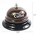KiaoTime Desk Kitchen Bar Counter Top Service Call Bell Ring for Coffee, Desk Top Bell Ring for Service Call, Stage Hens Party Wedding Accessory