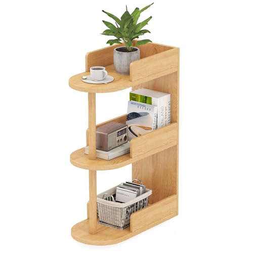 Funecy Narrow End Table, Bedside Table or Sofa Table with