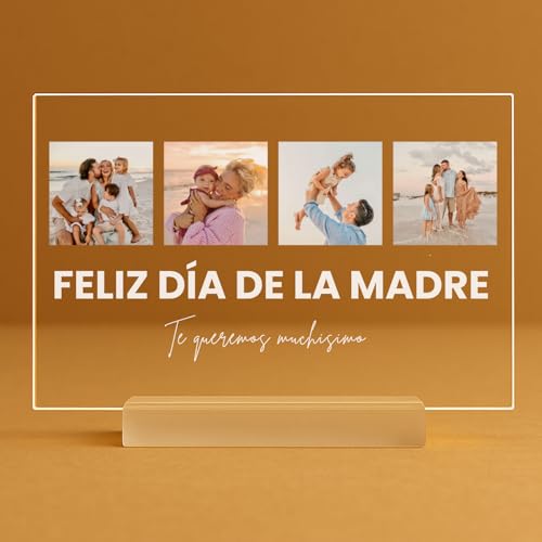 Miniatura 2 de Cristal Plaque - Frame De Padres Lámpara Navideña