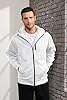 CTU Men's Hoodies Zip Up Long Sleeve Fleece Sweatshirts Hoodies for Men White 2XL #3