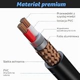 Werkybay Kabel 3-pinowy DMX 5 m (2 sztuki), wtyczka XLR do gniazda Stage Light kabel SR, struktura SR, 110 omów, kabel sygnałowy DMX do reflektorów scenicznych, mikrofonów, sterowania światłem